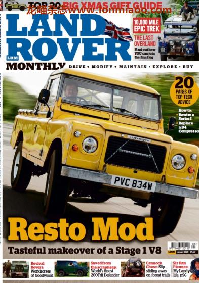 [英国版]Land Rover Monthly 路虎月刊 越野车户外杂志 2020年1月刊